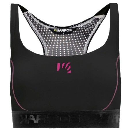 Sport Kvinner top Karpos Quick Evo Bra svart